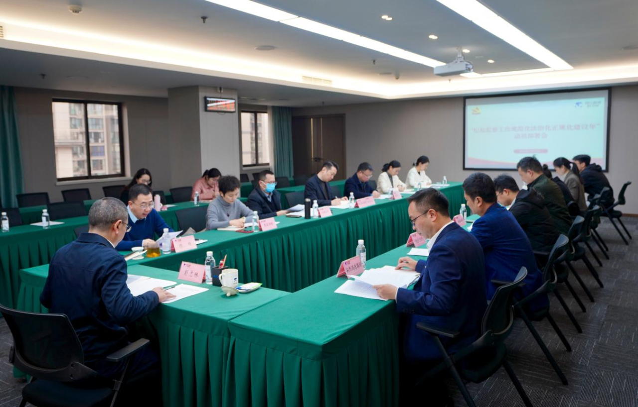 省纪委监委驻省pg赏金女王单机版试玩平台集团纪检监察组召开“纪检监察事情规范化法治化正规化建设年”行动发动安排聚会