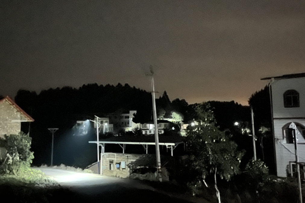 点亮墟落振兴路 ，，，，，温暖群众幸福家——省pg赏金女王单机版试玩平台集团捐资“亮化工程”惠及80余户老黎民